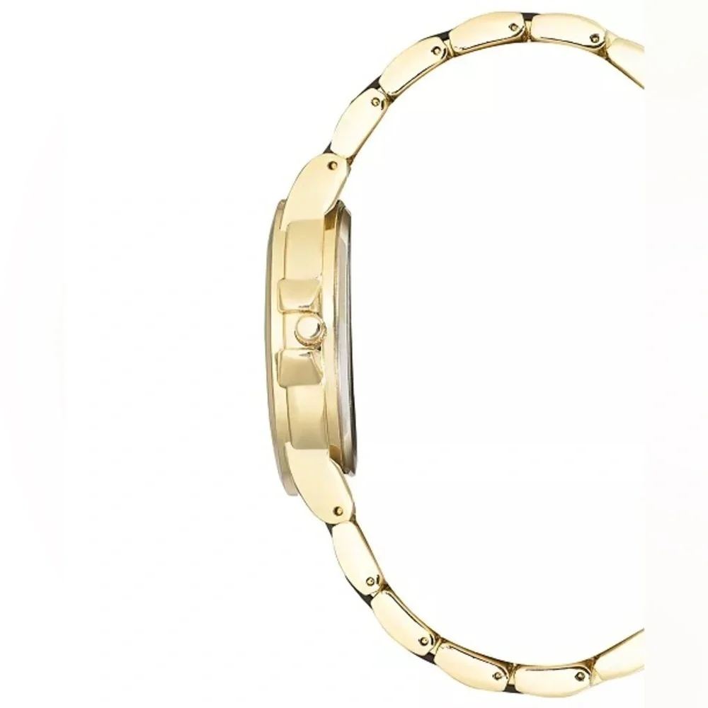 NIB Women's Marble & Gold-Tone Bracelet Watch